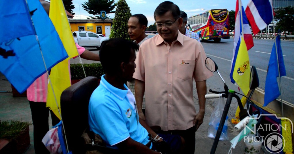พ่อเมืองกรุงเก่าชื่นชม ส่งลุง "คำพา แก้วจีน" นั่งวินแชร์ไปถวายพระพร