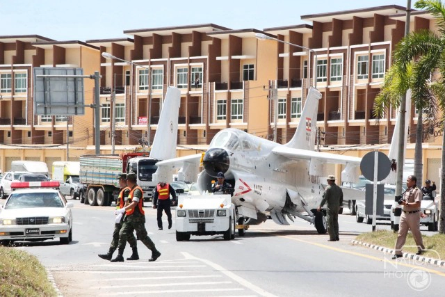 ปิดตำนานอากาศยานโจมตี A-7E 18 ลำ เข้าสู่พิพิธภัณฑ์ทหารเรือ