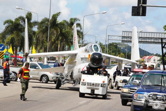 ปิดตำนานอากาศยานโจมตี A-7E 18 ลำ เข้าสู่พิพิธภัณฑ์ทหารเรือ