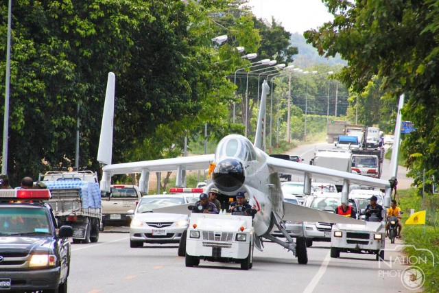 ปิดตำนานอากาศยานโจมตี A-7E 18 ลำ เข้าสู่พิพิธภัณฑ์ทหารเรือ