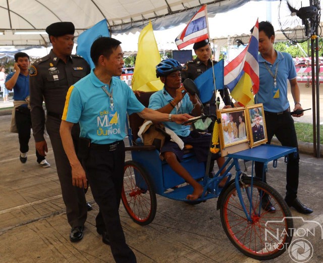 ลุง"คำพา แก้วจีน" ปั่นมากรุงเทพฯเพื่อรับเสื้อ BikeForMom