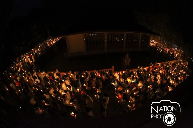 เวียนเทียนวันอาสาฬหบูชา ณ วัดพิทักษ์สมณกิจ จ.ภูเก็ต