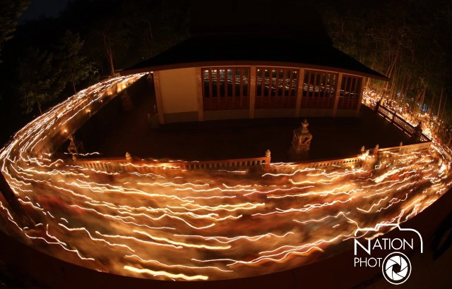 เวียนเทียนวันอาสาฬหบูชา ณ วัดพิทักษ์สมณกิจ จ.ภูเก็ต