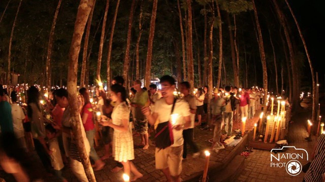 เวียนเทียนวันอาสาฬหบูชา ณ วัดพิทักษ์สมณกิจ จ.ภูเก็ต