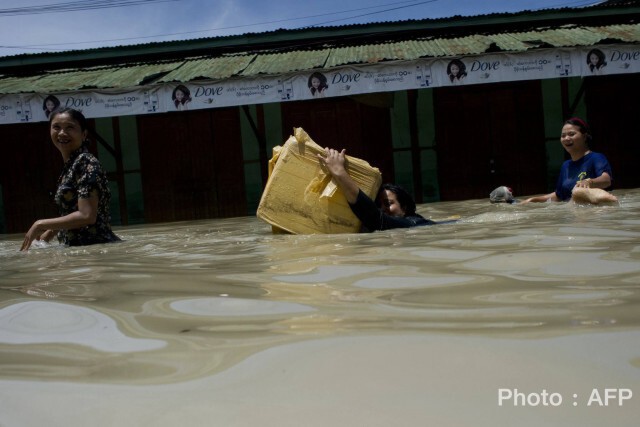 ภาพชุด...วิกฤติพม่า เผชิญมหาอุทกภัย