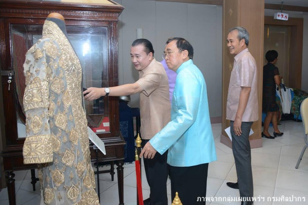 กรมศิลป์จัดแสดง"ผ้าโบราณ"หาชมยาก เทิดพระเกียรติวันแม่