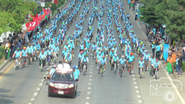ชาวโคราชกว่า 7,000 คน ร่วมปั่นเพื่อแม่
