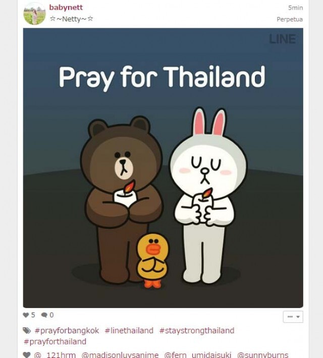 ชาวเน็ตแห่ให้กำลังใจ เหตุ"ระเบิดราชประสงค์"