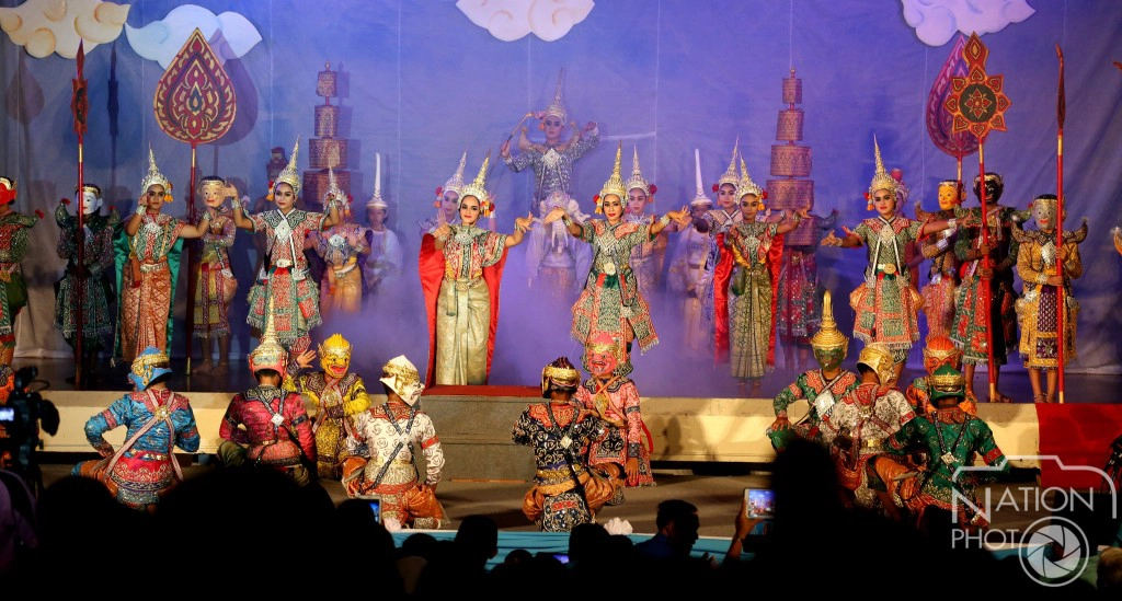 การแสดงโขนตอนพรหมาศ ของเยาวชนชายแดนภาคใต้