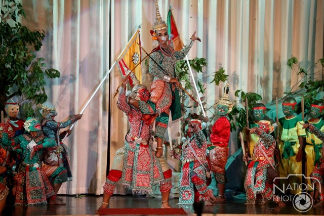 การแสดงโขนตอนพรหมาศ ของเยาวชนชายแดนภาคใต้