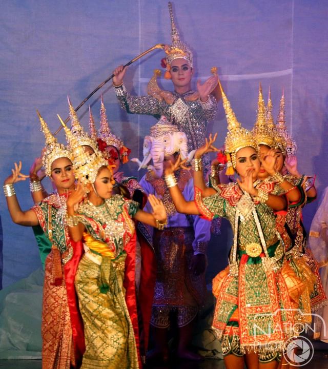 การแสดงโขนตอนพรหมาศ ของเยาวชนชายแดนภาคใต้