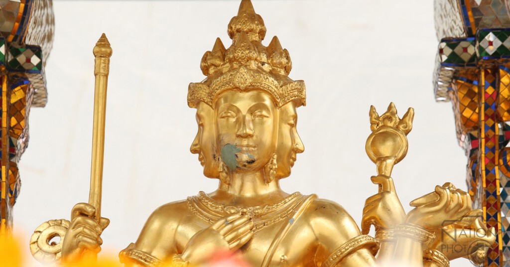 ช่างสิบหมู่เข้าบูรณะ "ท้าวมหาพรหม" ช่างสิบหมู่เข้าบูรณะ "ท้าวมหาพรหม"
