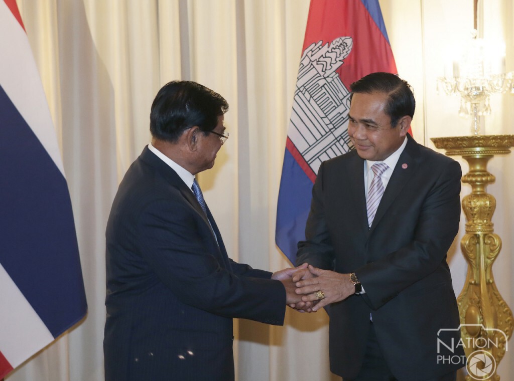 "ประยุทธ์" ขอความร่วมมือ "กัมพูชา"พัฒนาทางรถไฟเชื่อม 2 ประเทศ