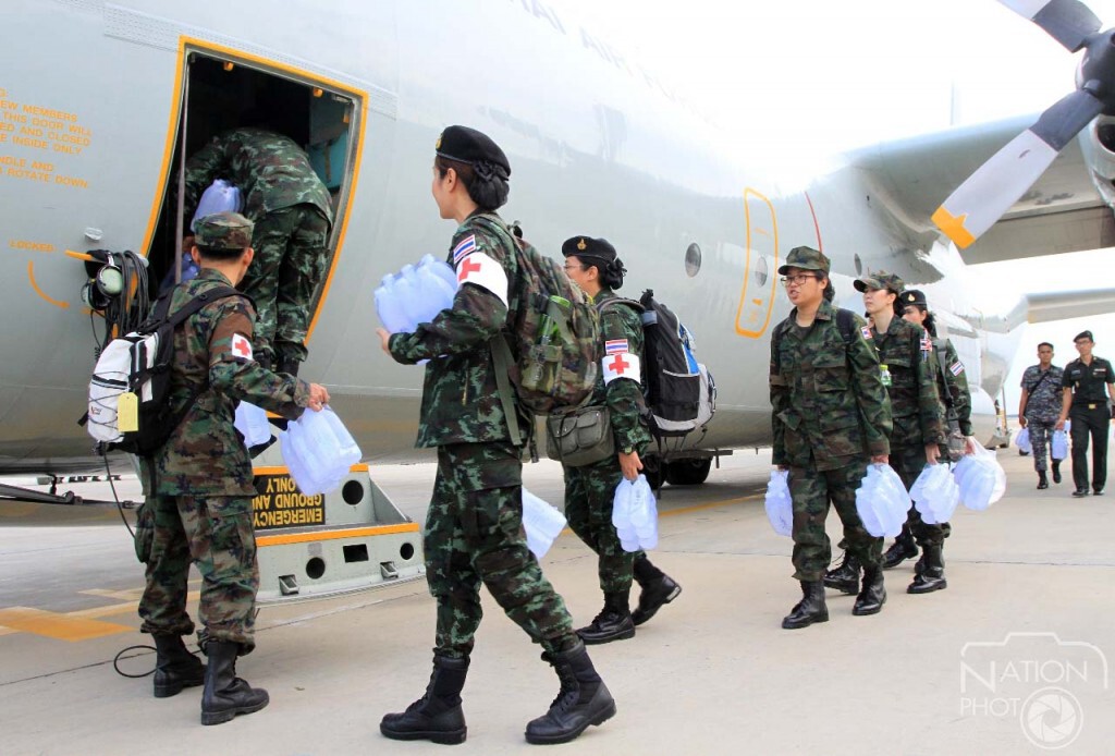 กองทัพไทยส่งกำลังพล 51 นาย ช่วยเหลือผู้ประสบอุทกภัยเมียนมาร์