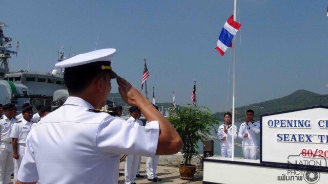 หมู่เรือฝึกผสม ไทย-มาเลเซีย ฝึกทางด้านยุทธวิธีทางทะเล