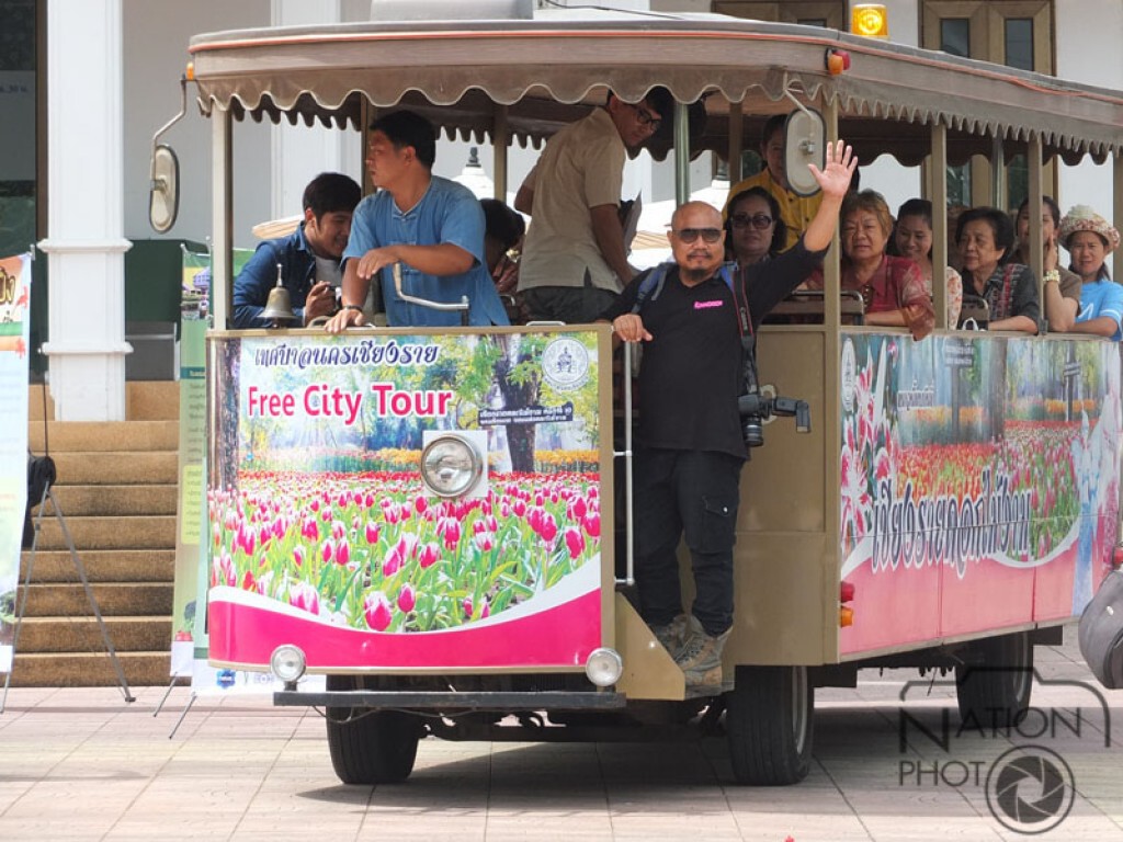 จัดรถรางทัวร์เกษตรธรรมชาติ‏ ส่งเสริมการท่องเที่ยว
