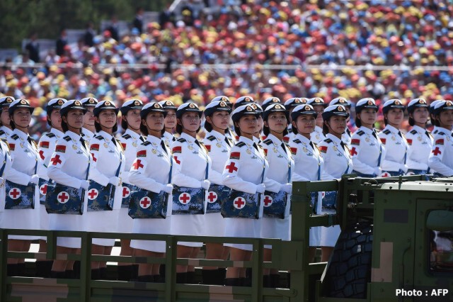 กองทัพจีนโชว์แสนยานุุภาพ "วันแห่งชัยชนะ"
