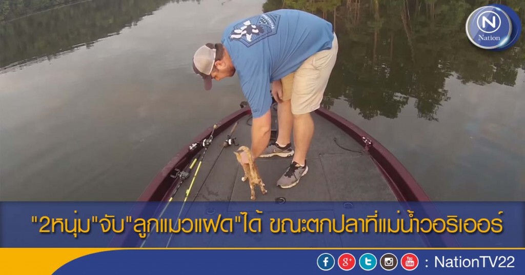 "2หนุ่ม"จับ"ลูกแมวแฝด"ได้ ขณะตกปลาที่แม่น้ำวอริเออร์ "2หนุ่ม"จับ"ลูกแมวแฝด"ได้ ขณะตกปลาที่แม่น้ำวอริเออร์