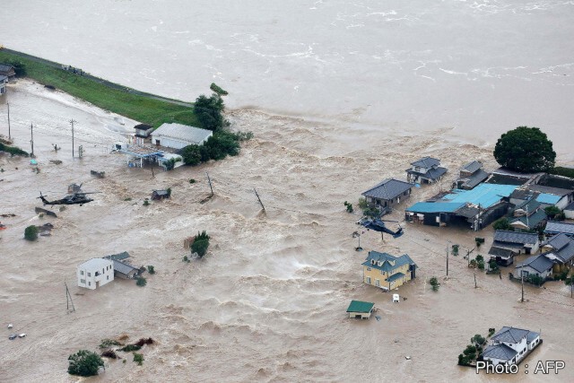 สถานทูตไทยในโตเกียวแนะคนไทยเพิ่มความระมัดระวังอุทกภัย