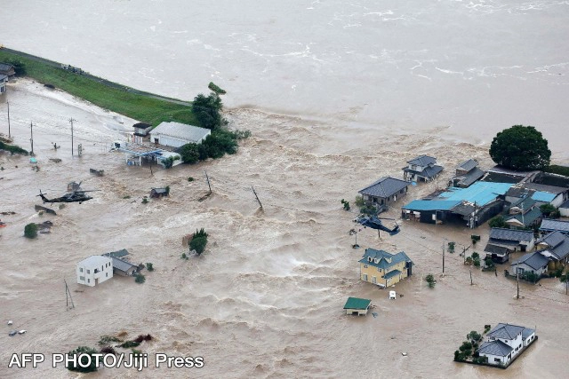 ญี่ปุ่นเตือนภัยสูงสุด"พายุถล่ม" รับมีน้ำปนเปื้อนกัมมันตภาพรังสีไหลลงทะเล