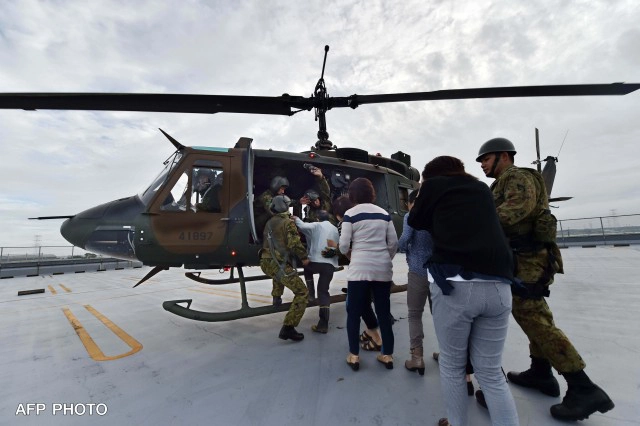 ญี่ปุ่นเตือนภัยสูงสุด"พายุถล่ม" รับมีน้ำปนเปื้อนกัมมันตภาพรังสีไหลลงทะเล