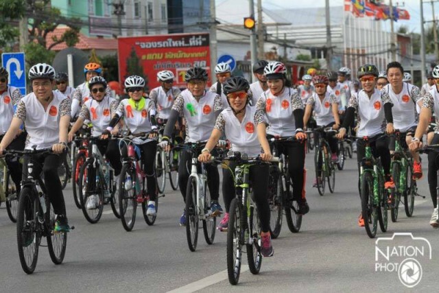 "พระองค์ภา" ทรงปั่นจักรยานนำขบวนกิจกรรม "ราชภักดิ์ ไบค์ แอนด์ คอนเสิร์ต แทนคุณแผ่นดิน"