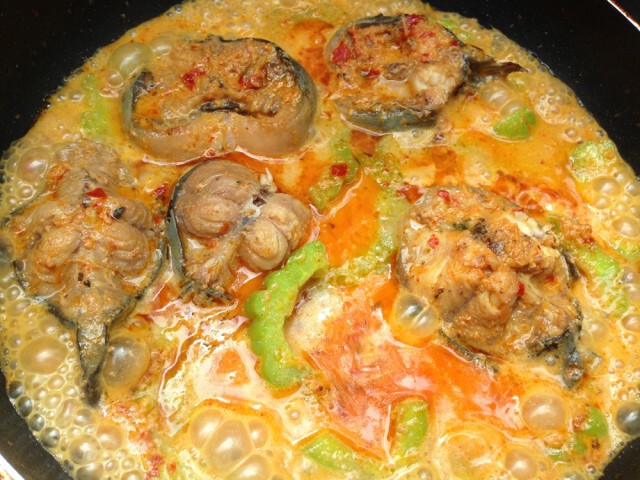 Cooking is Fun : แกงคั่วปลาดุกใส่มะระ
