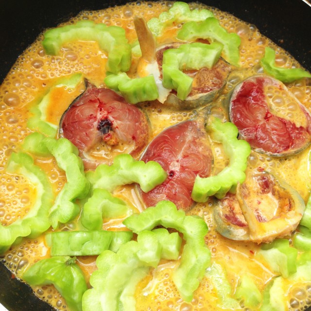 Cooking is Fun : แกงคั่วปลาดุกใส่มะระ