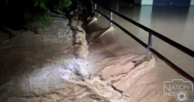 ฝนกระหน่ำพื้นที่บางละมุง-พัทยา อ่วม