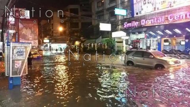 รัฐบาลระดมกำลัง ช่วยน้ำท่วมพัทยา