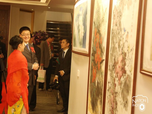 พระเทพฯ ทรงร่วมงานภาพวาดและการเขียนพู่กันจีน