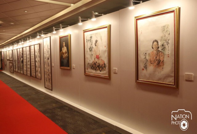 พระเทพฯ ทรงร่วมงานภาพวาดและการเขียนพู่กันจีน