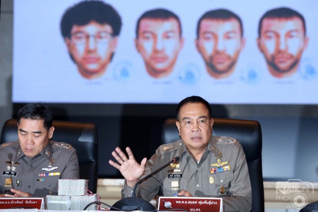 ผบ.ตร.แถลงสรุปคดีระเบิดราชประสงค์และท่าเรือสาทร