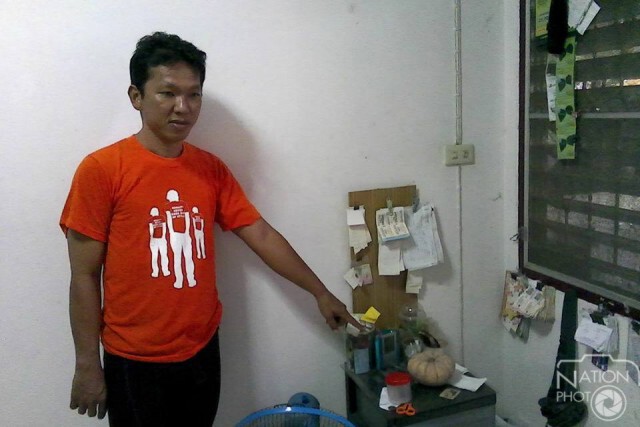ขโมยเปิดหลังคาบ้าน ลักทรัพย์พ่อค้าน้ำปั่นที่บางระจัน