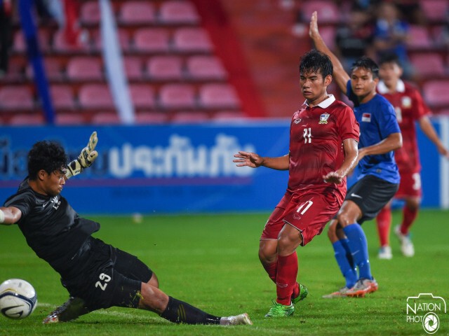 ช้างศึกยู-19 ถลุงสิงคโปร์ 3-0 รอวัดแชมป์กลุ่ม "โสมขาว"