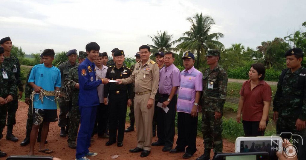 จับได้แล้ว 4 ตัว จระเข้หลุดจากฟาร์ม หลังค้นหาทั้งคืน