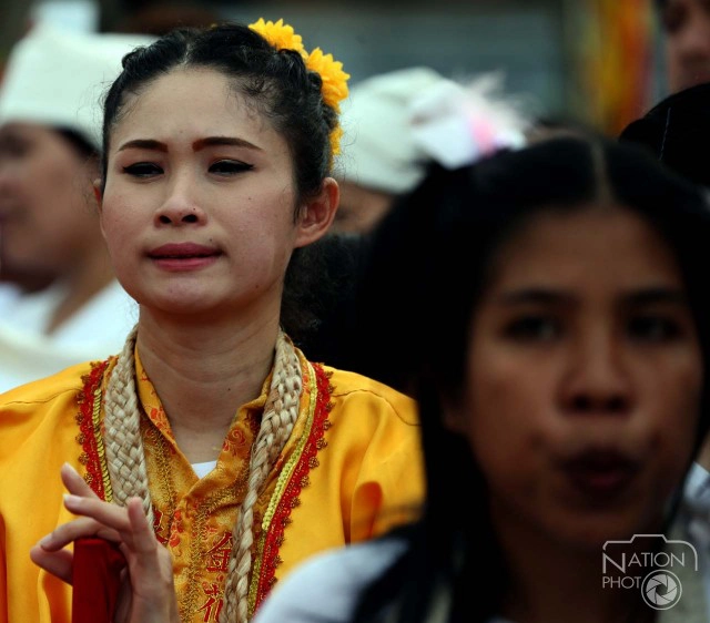 พิธีขึ้นเสาโกเต้ง สัญลักษณ์ของพิธีถือศีลกินเจ