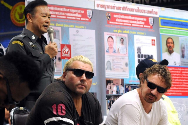 ตม.แถลง จับกุมชาวต่างชาติที่หลบหนีคดีซ่อนตัวในไทย