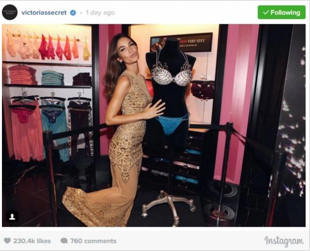 Victoria’s Secret ปล่อยแฟนตาซีบราตัวใหม่  ราคา 71 ล้านบ.