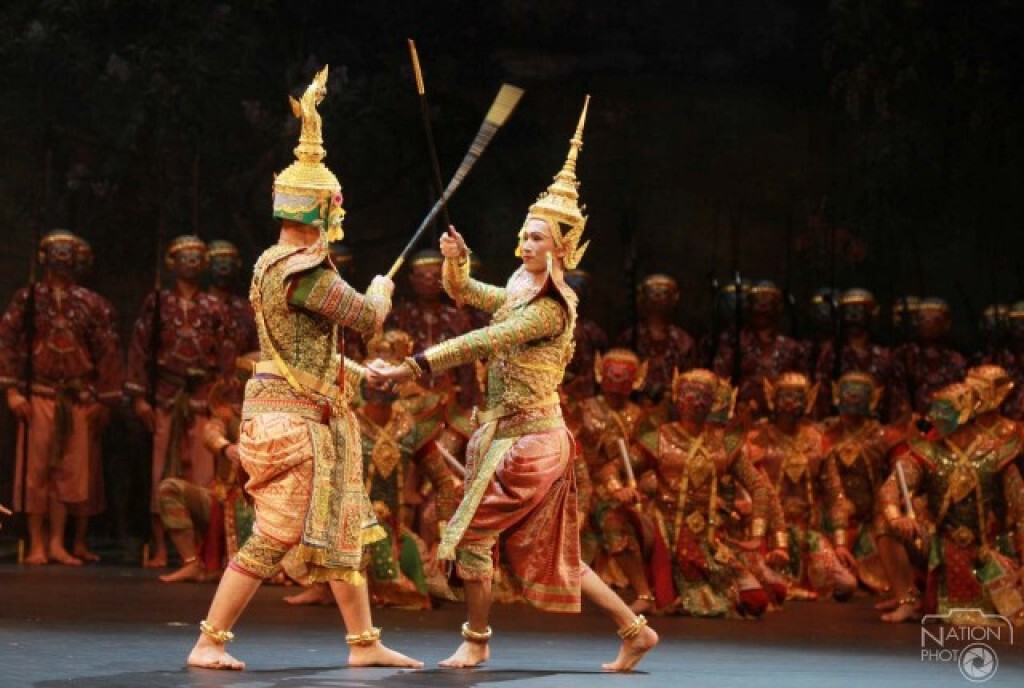 เปิดฉากอลังการโขนพระราชทานชุด ศึกอินทรชิต ตอนพรหมาศ