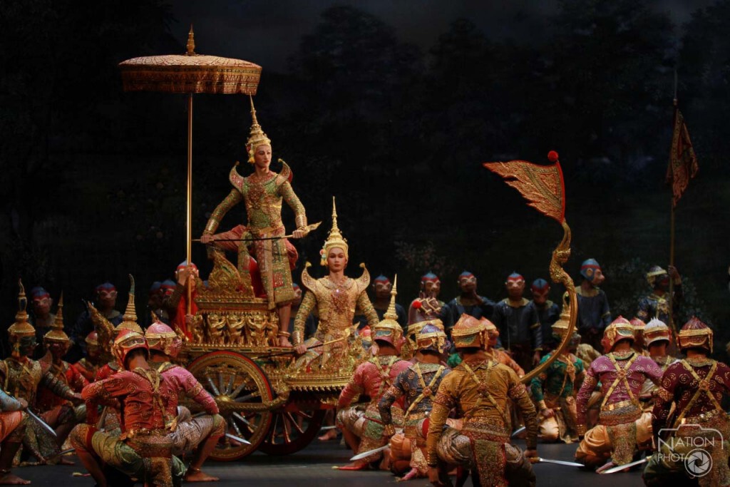 วิจิตรตระการตา โขนพระราชทาน "ศึกอินทรชิต ตอน พรหมาศ"