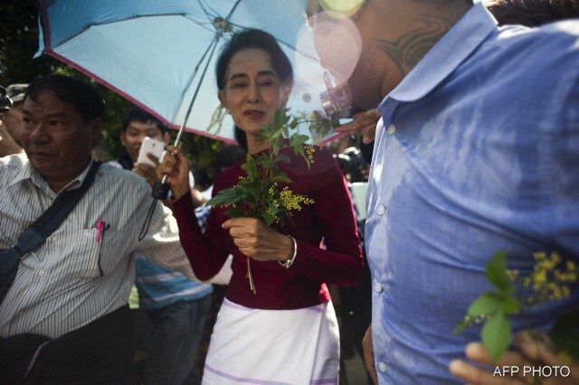 ภาพชุดนาทีประวัติศาสตร์ ...เลือกตั้งพม่า