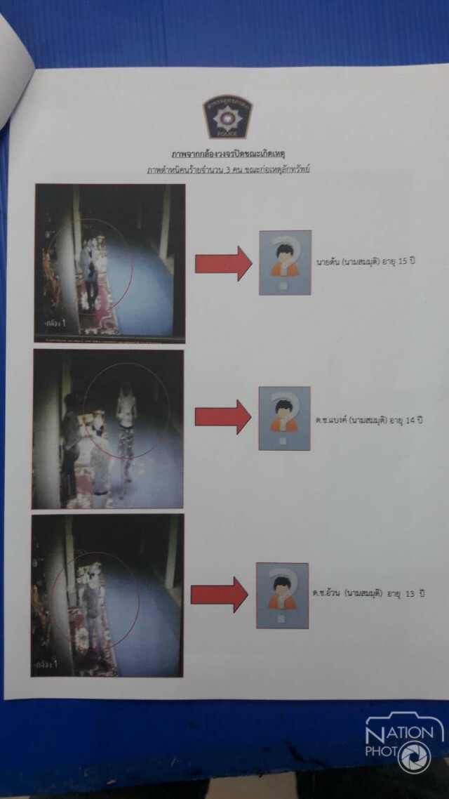 จับแล้ว 3 โจ๋ใจบาปงัดตู้บริจาควัดประชุมราช