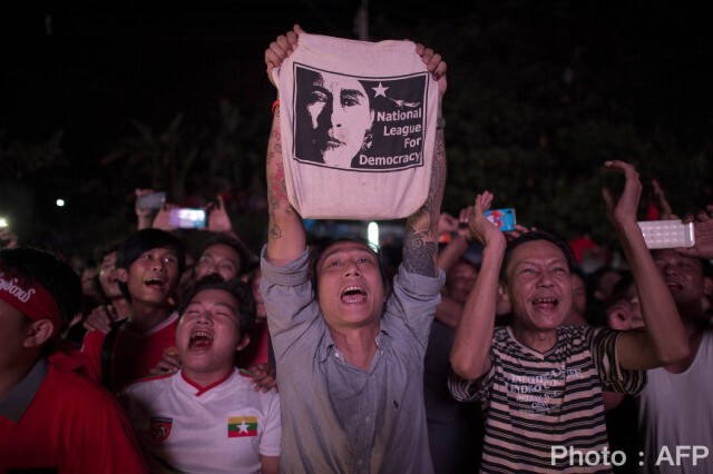 พรรคซูจี กวาดที่นั่งนครย่างกุ้ง"ถล่มทลาย"