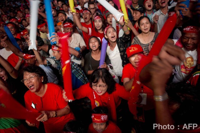 พรรคซูจี กวาดที่นั่งนครย่างกุ้ง"ถล่มทลาย"