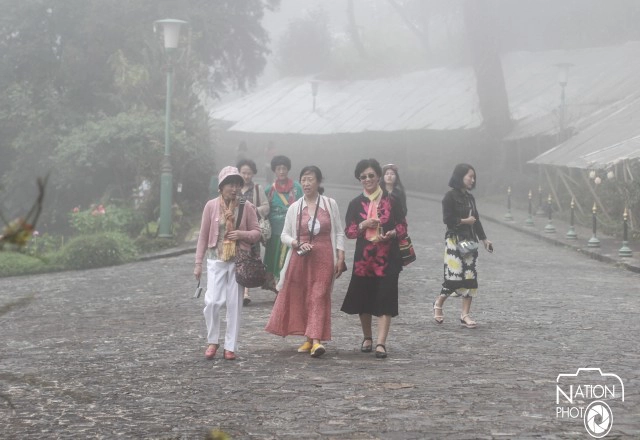 นักท่องเที่ยว แห่ชม "ดอกไม้งามฤดูหนาว" ที่พระตำหนักภูพิงค์ราชนิเวศน์