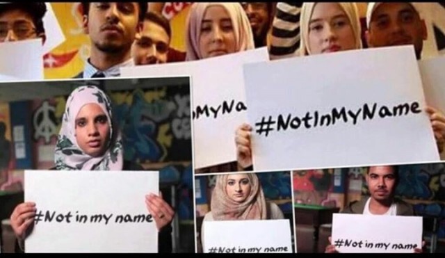 มุสลิมทั่วโลกรณรงค์ติด #NotInMyName ต้านกลุ่มไอเอสใช้ความรุนแรง
