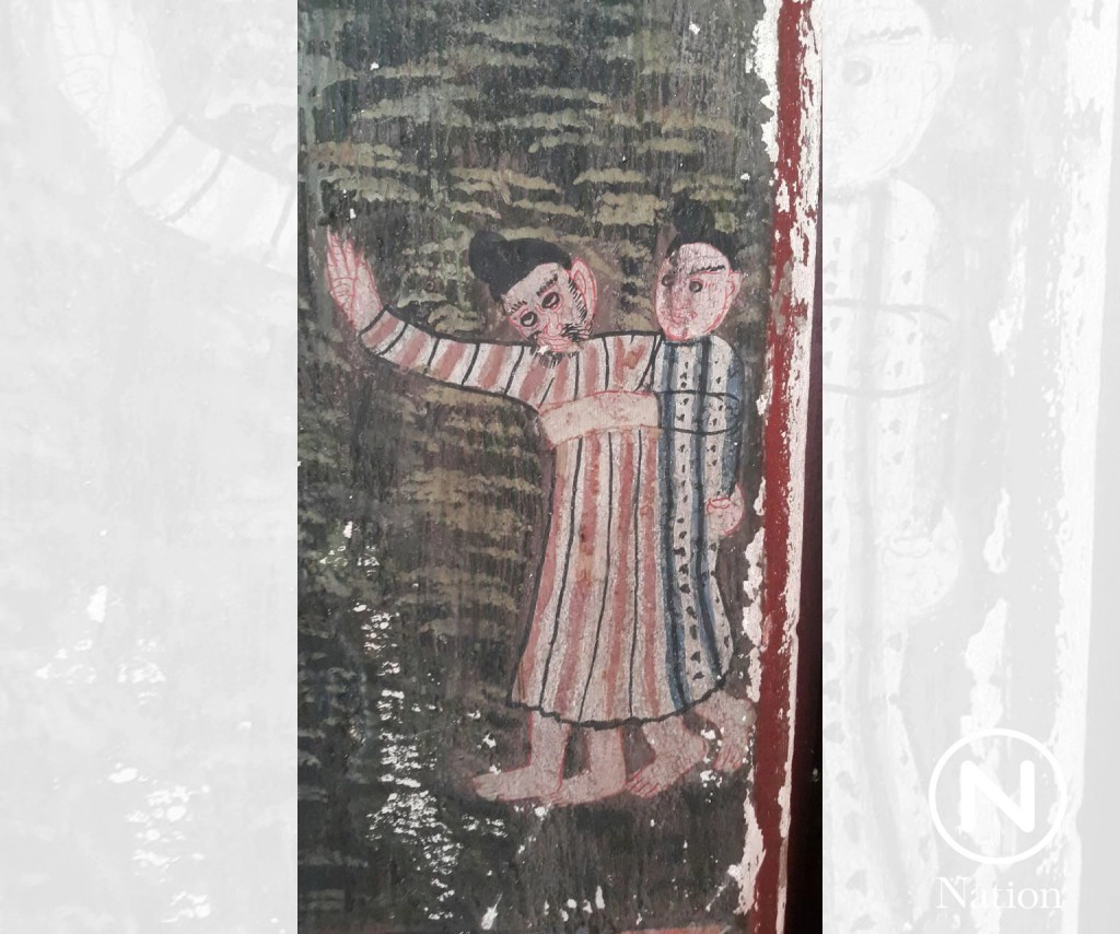 พบจิตรกรรมฝาผนัง"แฝดอินจัน"ในโบสถ์วัดราชบูรณะ พิษณุโลก พบจิตรกรรมฝาผนัง"แฝดอินจัน"ในโบสถ์วัดราชบูรณะ พิษณุโลก