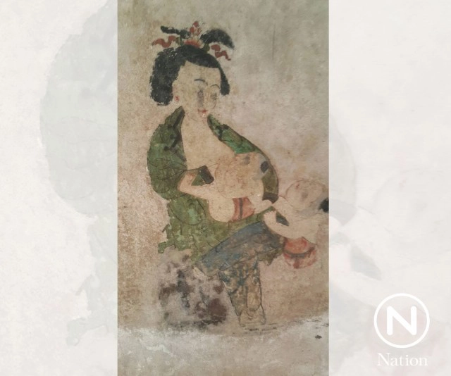 พบจิตรกรรมฝาผนัง"แฝดอินจัน"ในโบสถ์วัดราชบูรณะ พิษณุโลก