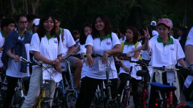 นศ.7 มหาลัยร่วมปั่นจักรยาน“ปั่นกัน กั้นโกง2"